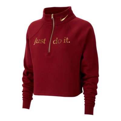 nike just do it red sweatshirt