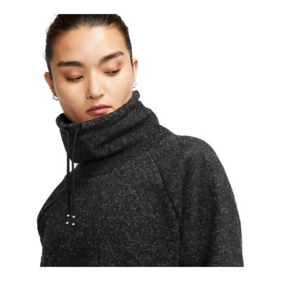 nike fleece cowl neck