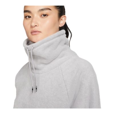 nike fleece cowl neck