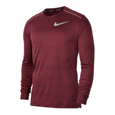 nike maroon long sleeve