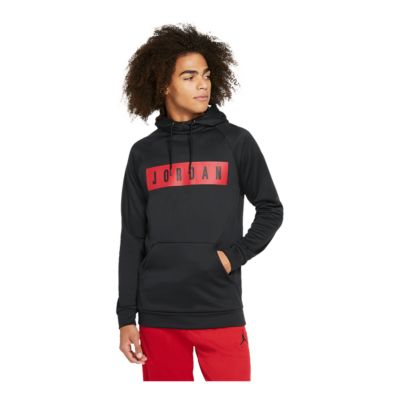 jordan men's therma 23 alpha printed pullover hoodie