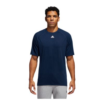 adidas climalite t shirt blue