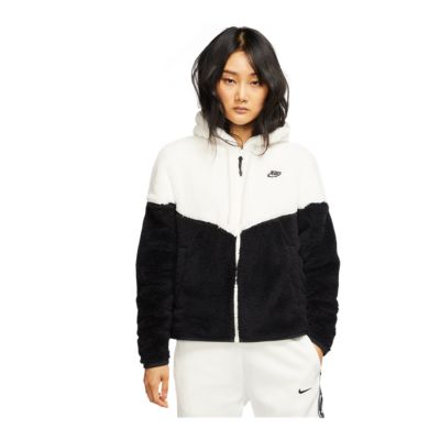 nike sweatshirt with fur hood