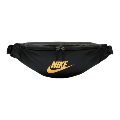 black and gold nike fanny pack