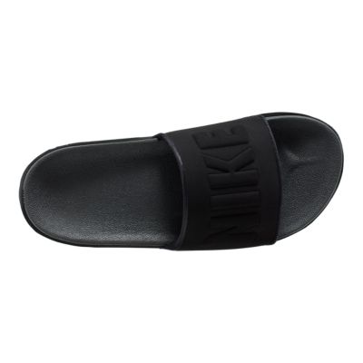 nike womens black slides