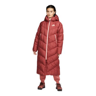 nike statement down longline parka