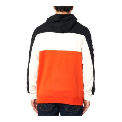 fox black and orange hoodie