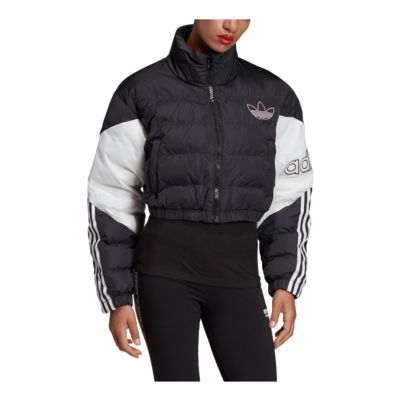 adidas crop puffer jacket