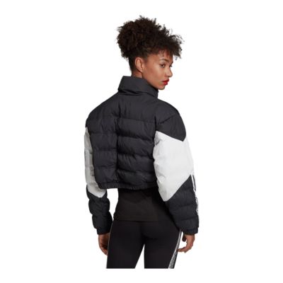 adidas crop puffer jacket