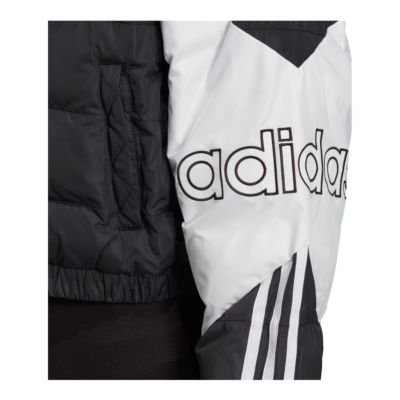 adidas crop puffer jacket