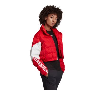 adidas puffer cropped jacket