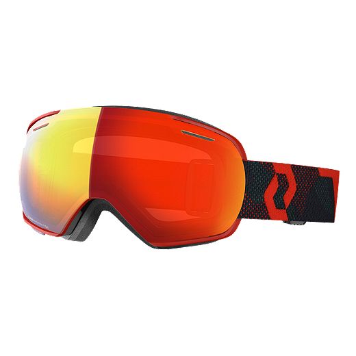 SCOTT LS Ski & Snowboard Goggles 2019/20 - Red/Blue Nights with Light Sensitive Red Chrome Lens | Sport Chek