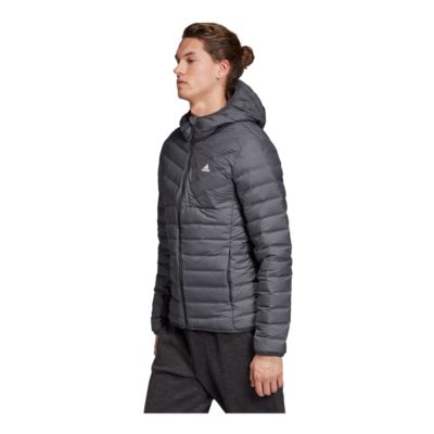 adidas men's insulated hooded puffer jacket