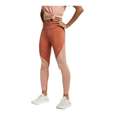 nike rose gold tights