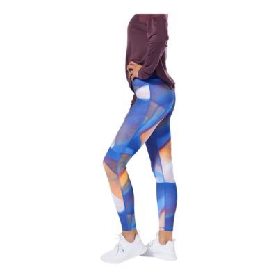 reebok lux printed tights