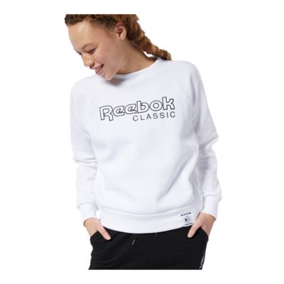 reebok logo sweatshirt