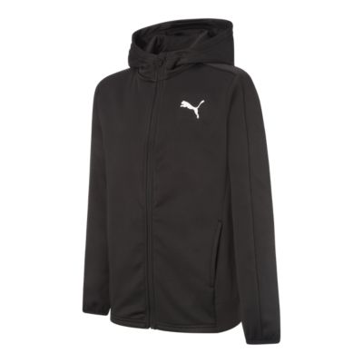 all black pumas zip hoodie