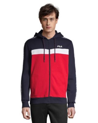 fila men's zip hoodie