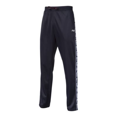 fila men's sweatpants with drawstring waist