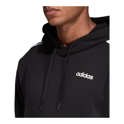 adidas three stripe pullover hoodie