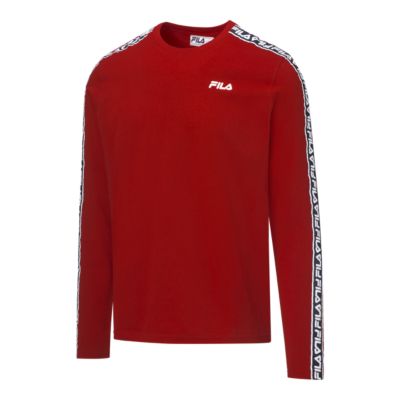 red fila long sleeve shirt