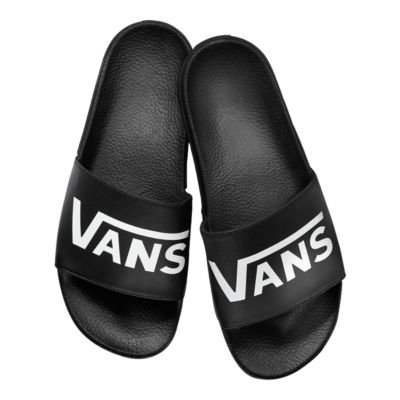 black vans sandals