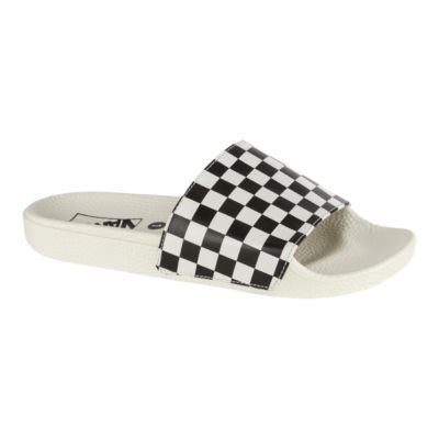 vans slippers checkerboard