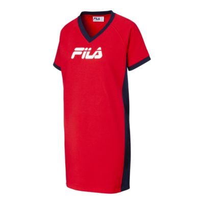 red fila dress