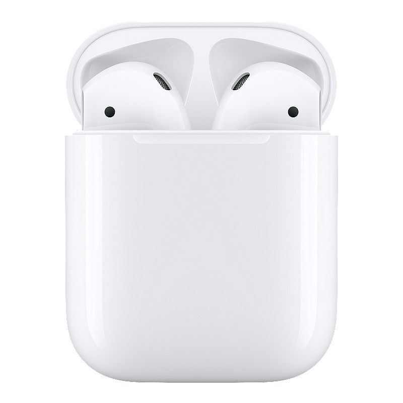 Image of Apple AirPods Wireless In Ear Earbuds, Bluetooth, Microphone, Charging Case