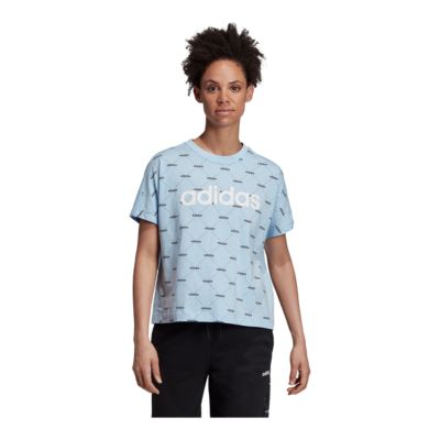 adidas printed t shirt women's