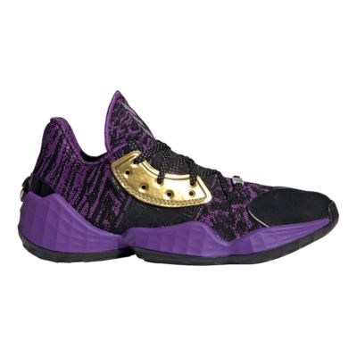 purple basketball shoes