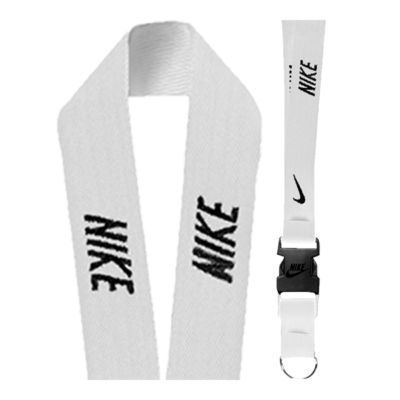 white nike lanyard