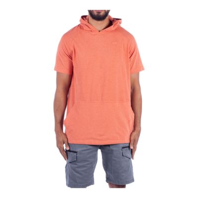 mens short sleeve pullover hoodie