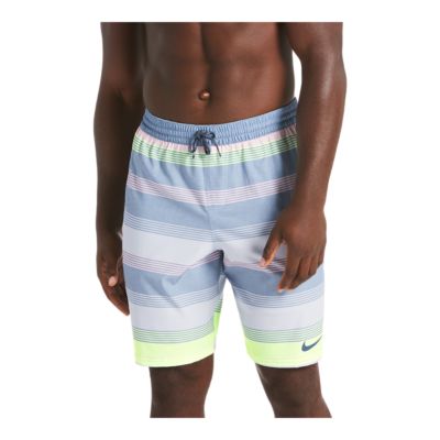 nike linen racer swim trunks