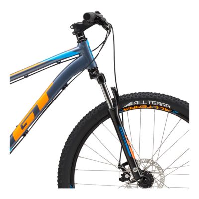 blue gt mountain bike