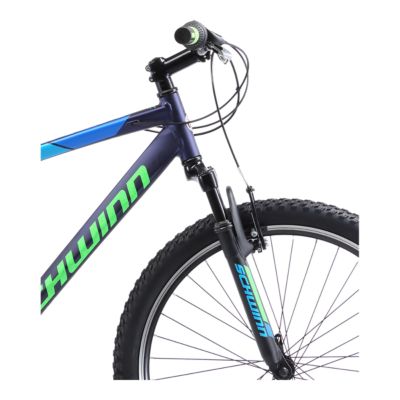 schwinn blue mountain bike