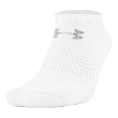 ua charged cotton 2.0 no show socks