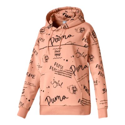 puma peach sweatshirt