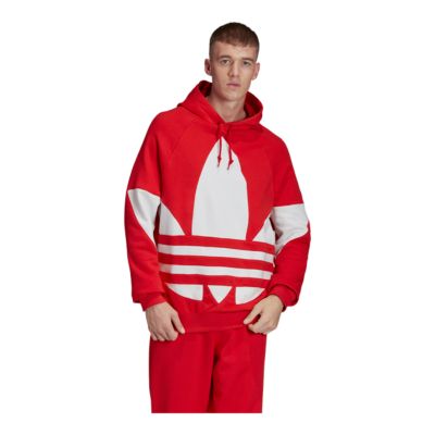adidas big trefoil hoodie