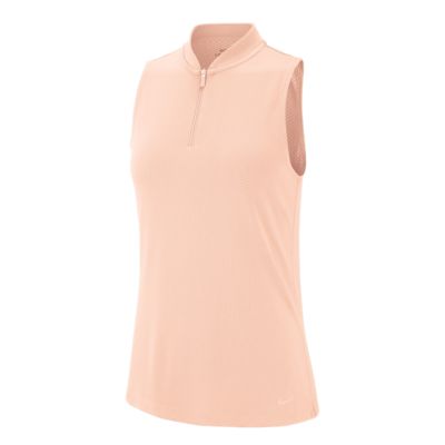 nike women's dry sleeveless golf polo