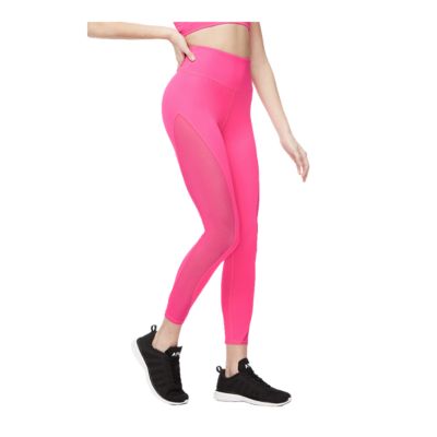 nike women's training tights neon pink