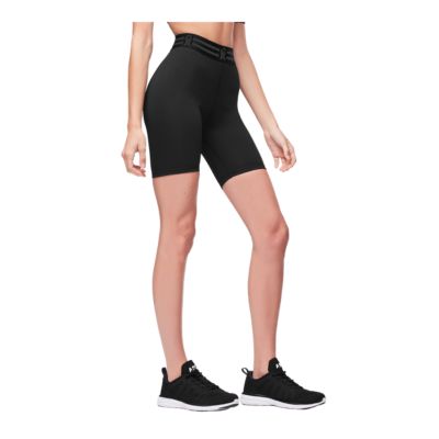 womens black bike shorts
