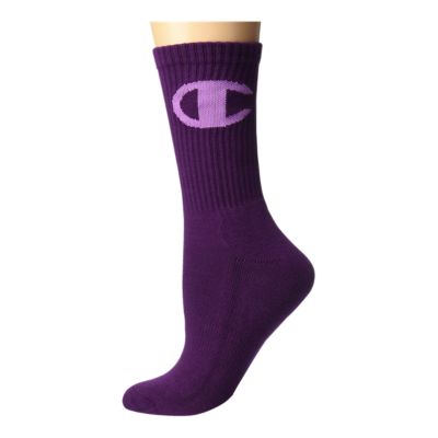 purple champion socks
