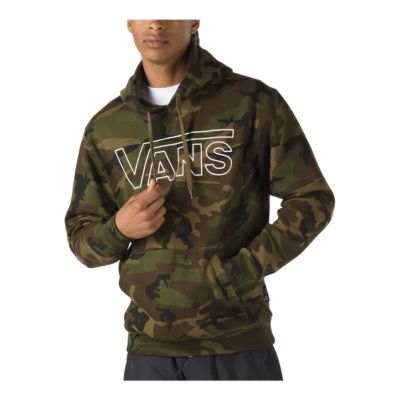 vans classic hoodie camo