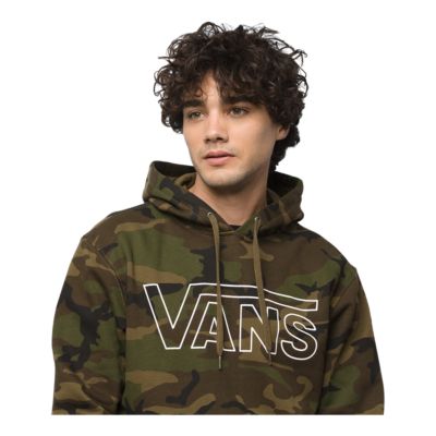 vans hoodie camo