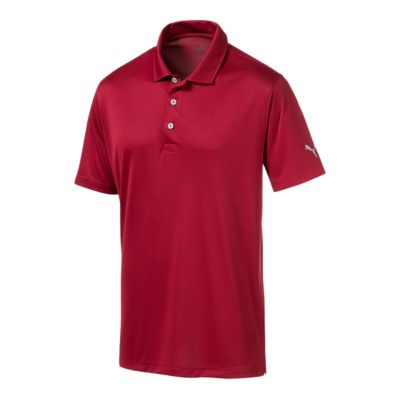 puma heather gradient golf polo