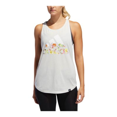 adidas floral tank