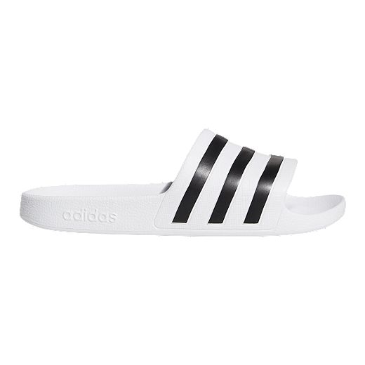 lade som om Bliv sammenfiltret guide adidas Women's Adilette Aqua Slide Sandals - White/Core Black | Sport Chek