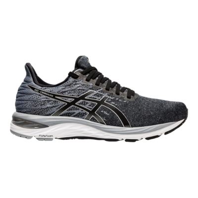 asics mens black running shoes