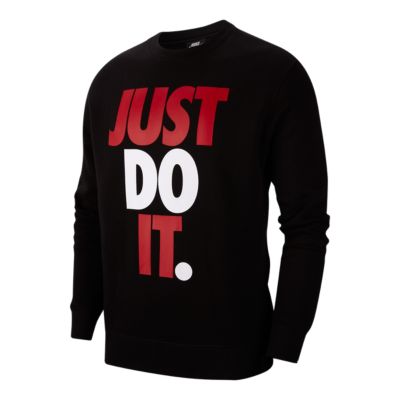 nike shirt with just do it all over